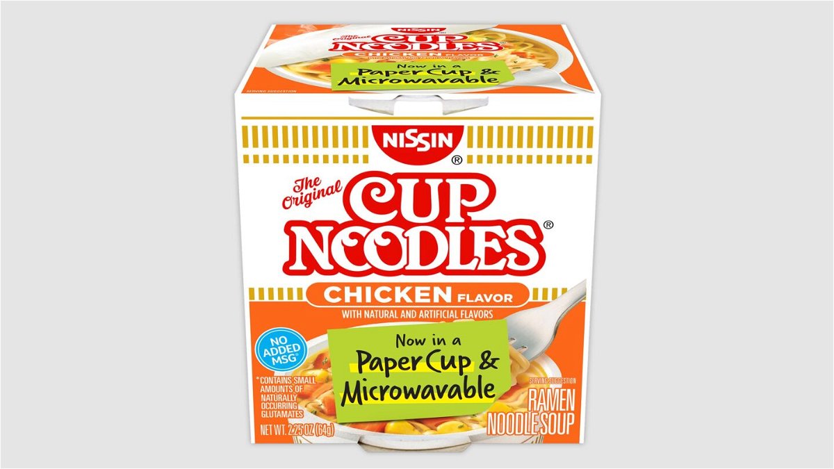 Cup Noodles is getting a makeover.