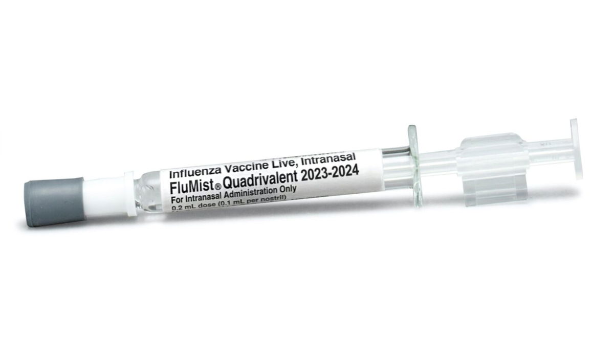 The US Food and Drug Administration is reviewing an application for the nasal spray flu vaccine FluMist to be able to be self-administered at home.