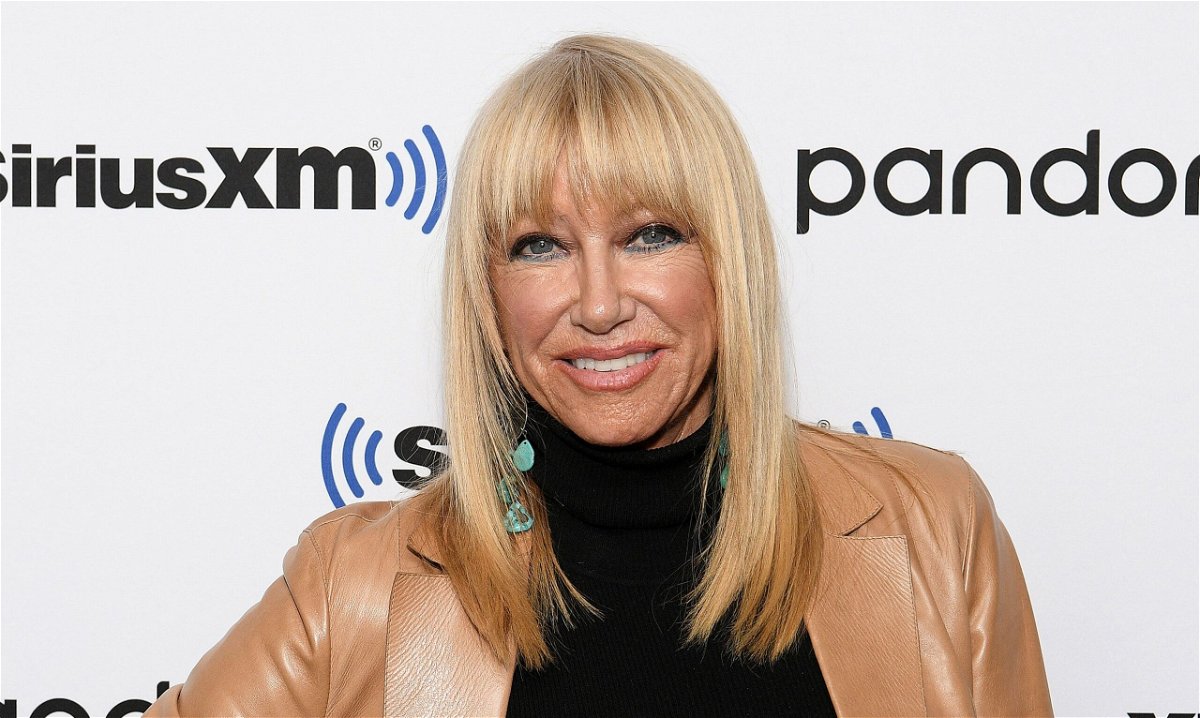 <i>Dia Dipasupil/Getty Images</i><br/>Suzanne Somers visits SiriusXM Studios on January 6