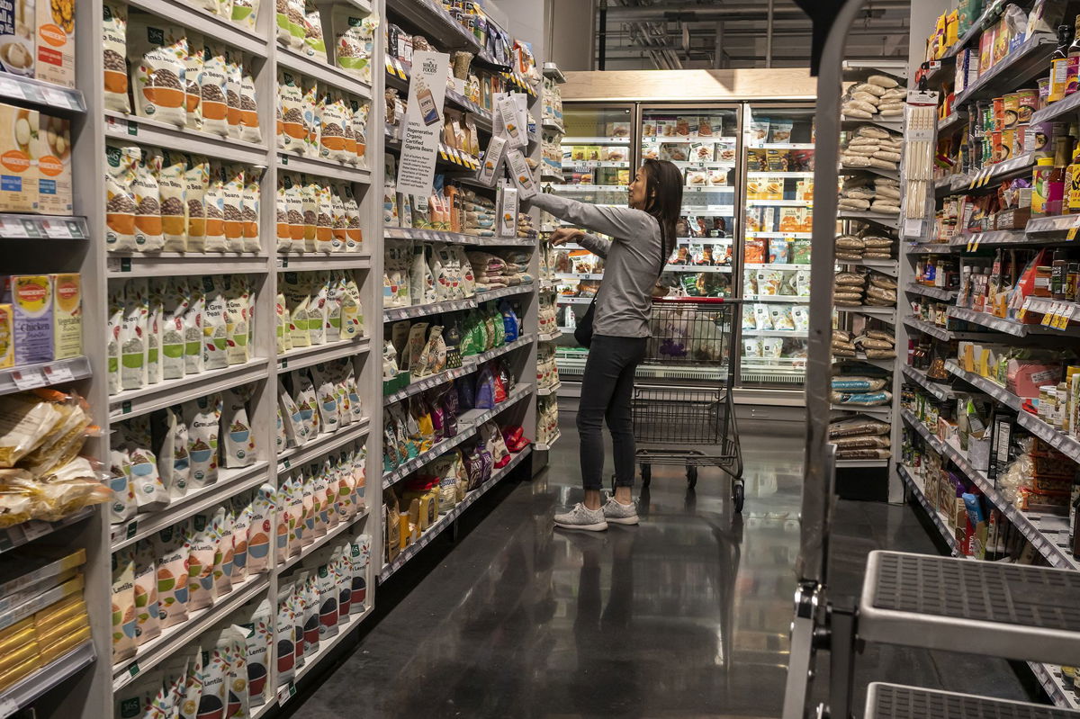 <i>Richard B. Levine/Levine Roberts/ZUMA Press</i><br/>Shopping in a Whole Foods Market supermarket in New York on Friday