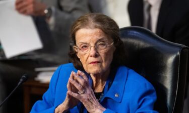 Sen. Dianne Feinstein listens during a Senate Judiciary Committee hearing on Thursday