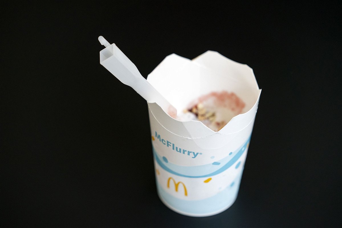 McDonald's is phasing out McFlurry spoons.