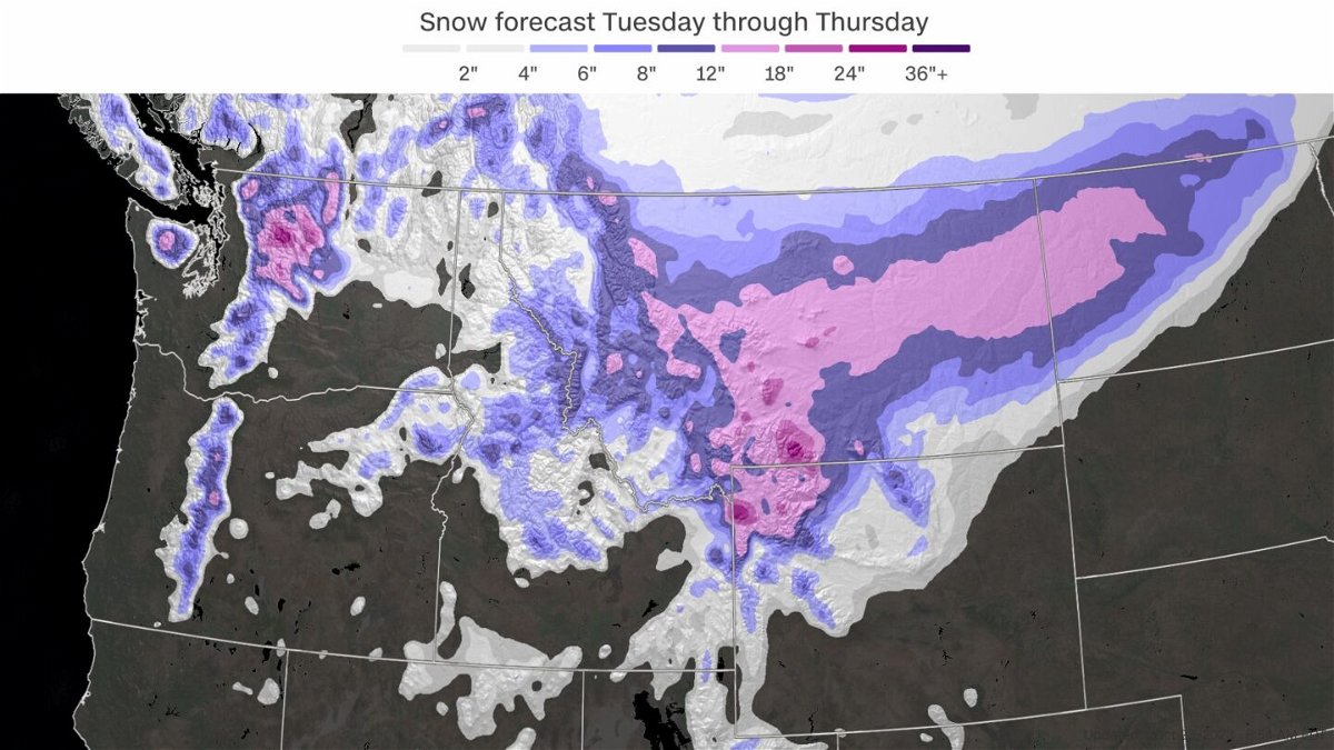 <i></i><br/>The first significant snowfall of the season is on the way for the northwestern US and parts of the Northern Plains.