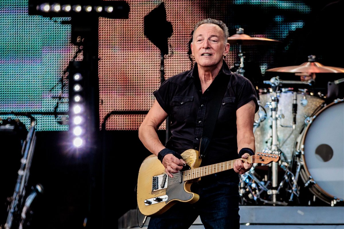 <i>Sergione Infuso/Corbis/Getty Images</i><br/>Bruce Springsteen performs with The E Street Band in July.