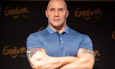 Dwayne “The Rock” Johnson’s wax figure at Musee Grevin is getting a makeover. It's seen here on October 16 in Paris