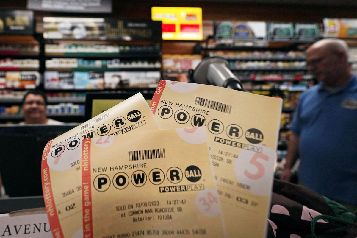 The third largest Powerball jackpot is up for grabs Monday night.