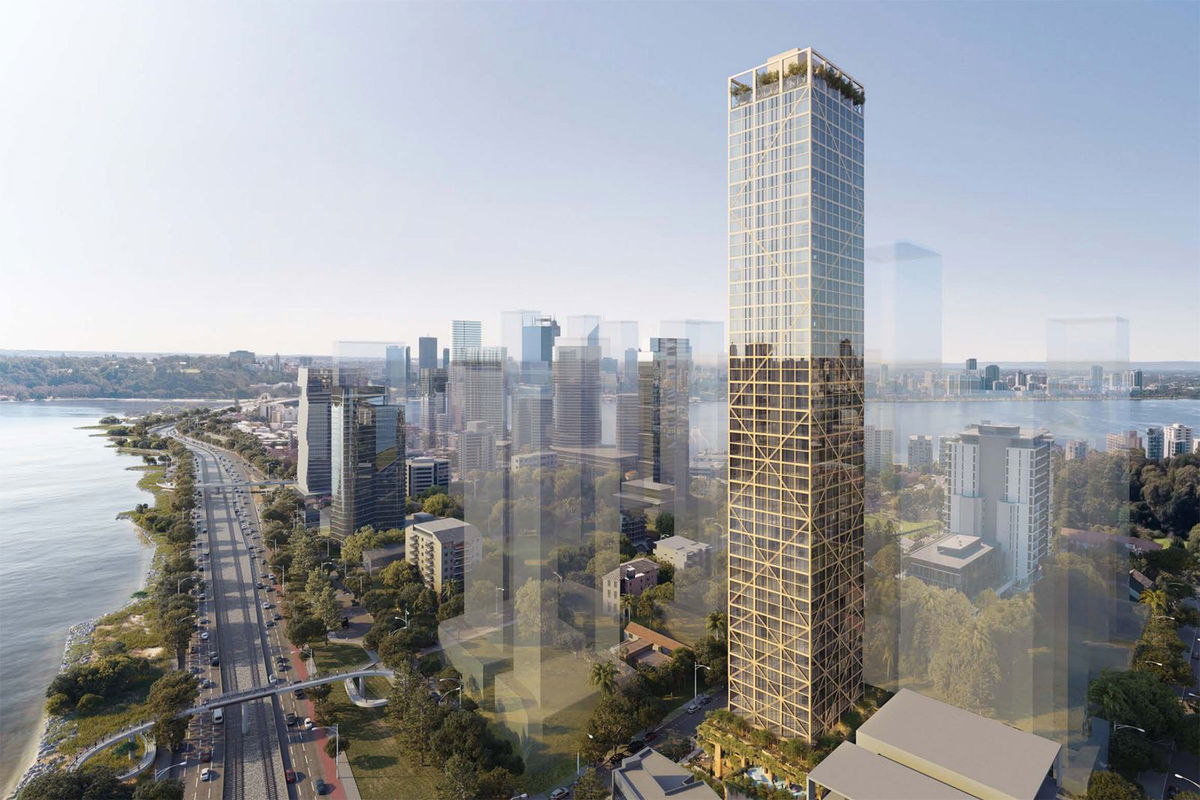 Authorities in Perth green-lit plans for a 191.2-meter-tall (627-foot) “hybrid” tower constructed using mass timber.