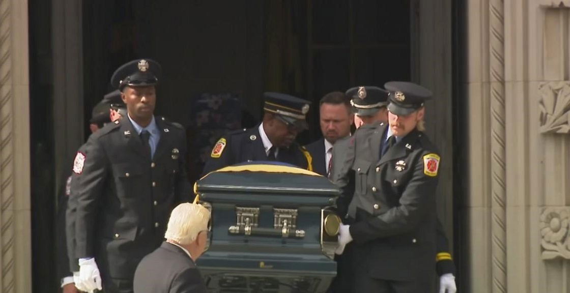 <i>WJZ</i><br/>The funeral for fallen Baltimore City firefighter Rodney W. Pitts III took place Friday morning at the Cathedral of Mary Our Queen.