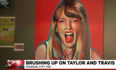 Artist Nicholas K. Clark calls himself a Swiftie “in training.”