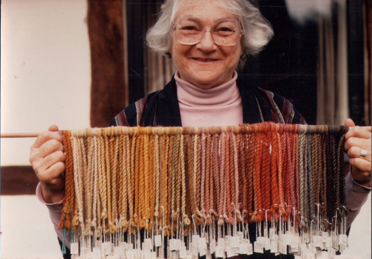 Artist Miriam C. Rice's 1985 research into extracting pigment from mushrooms unlocked a spectrum of colors, from delicate lavenders to deep reds and rich earth tones.