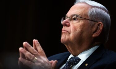 Sen. Bob Menendez is seen during a Senate Judiciary Committee hearing on judicial nominations in Dirksen Building on Wednesday