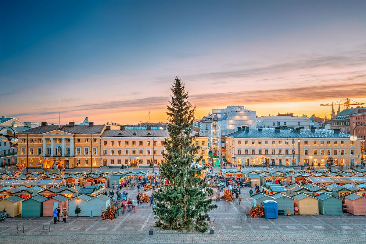 Tuomaan Markkinat -- the oldest outdoor Christmas market in the Finnish capital.