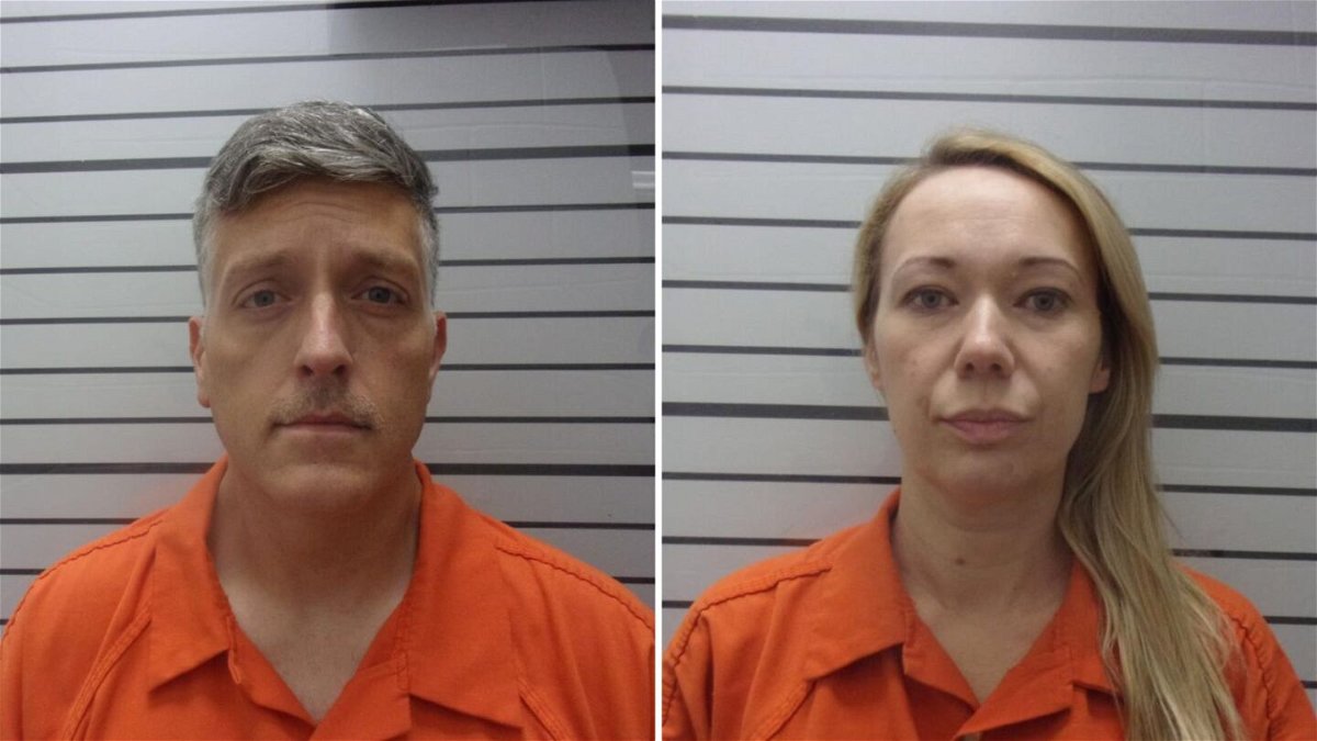 Jon Hallford and Carie Hallford were arrested on suspicion of abuse of a corpse, theft, money laundering and forgery, according to a news release from the district attorney’s office.
