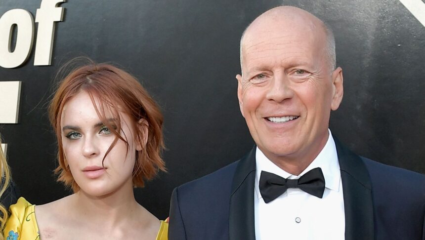 <i>Neilson Barnard/Getty Images</i><br/>(From left) Tallulah Willis and Bruce Willis at the 2018 Comedy Central Roast of Bruce Willis in Los Angeles.