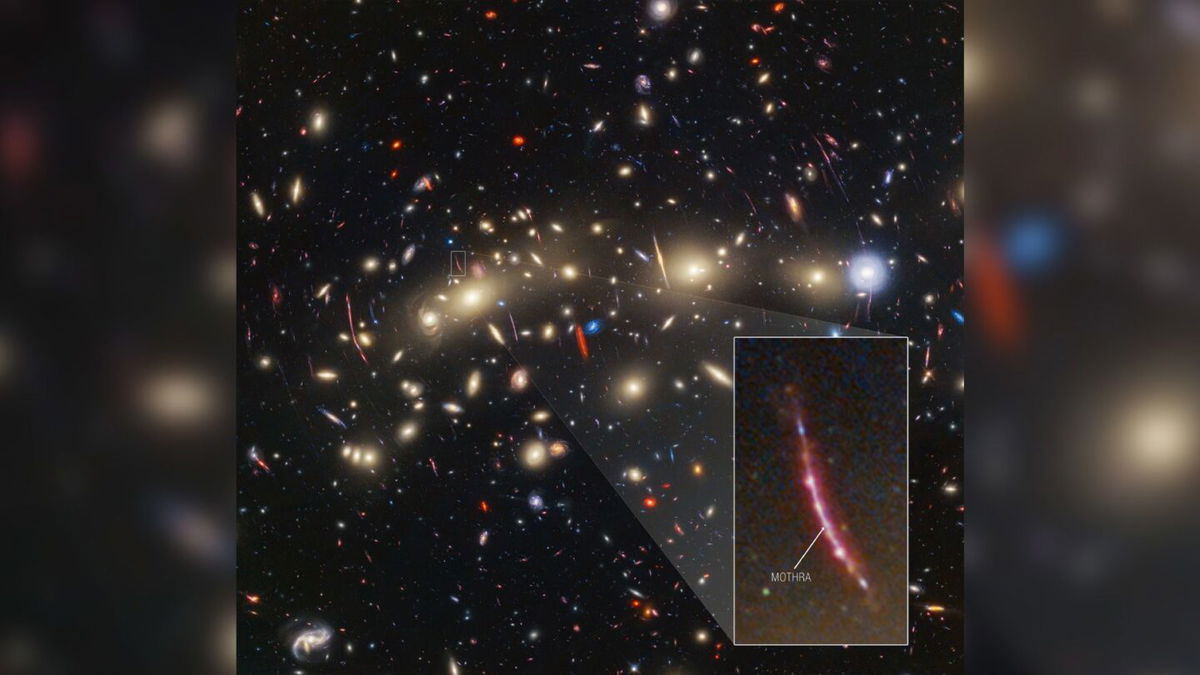 The Webb and Hubble composite image includes 