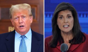 Former President Donald Trump and former South Carolina Gov. Nikki Haley.