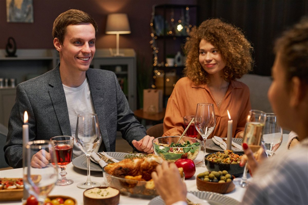 A holiday meal such as Thanksgiving can put immense stress on a new partner to make a great first impression with everyone.