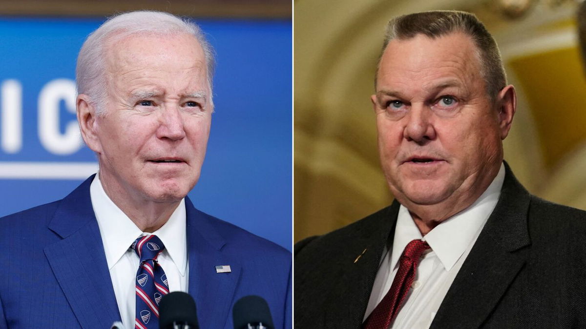 <i>Anna Moneymaker/Getty Images; Sarah Silbiger/Reuters</i><br/>A Montana man accused of threatening President Joe Biden and Democratic Sen. Jon Tester has agreed to a plea bargain