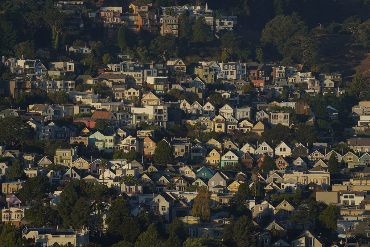 A residential neighborhood in San Francisco, on November 3.