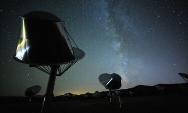 The repeating fast radio burst's unusual frequency was detected via the SETI Institute's Allen Telescope Array at the Hat Creek Radio Observatory in California.