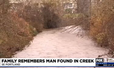 The family of a 40-year-old man found dead in a rain-flooded Portland creek say he cared for those around him and loved his son and family more than anything.