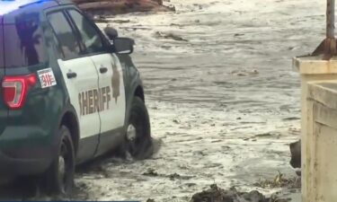 A community along the Santa Cruz County coast is being warned to prepare to evacuate because of dangerous surf conditions.