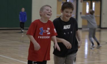 The clock counted down in the Coopersville Middle School gym: Six