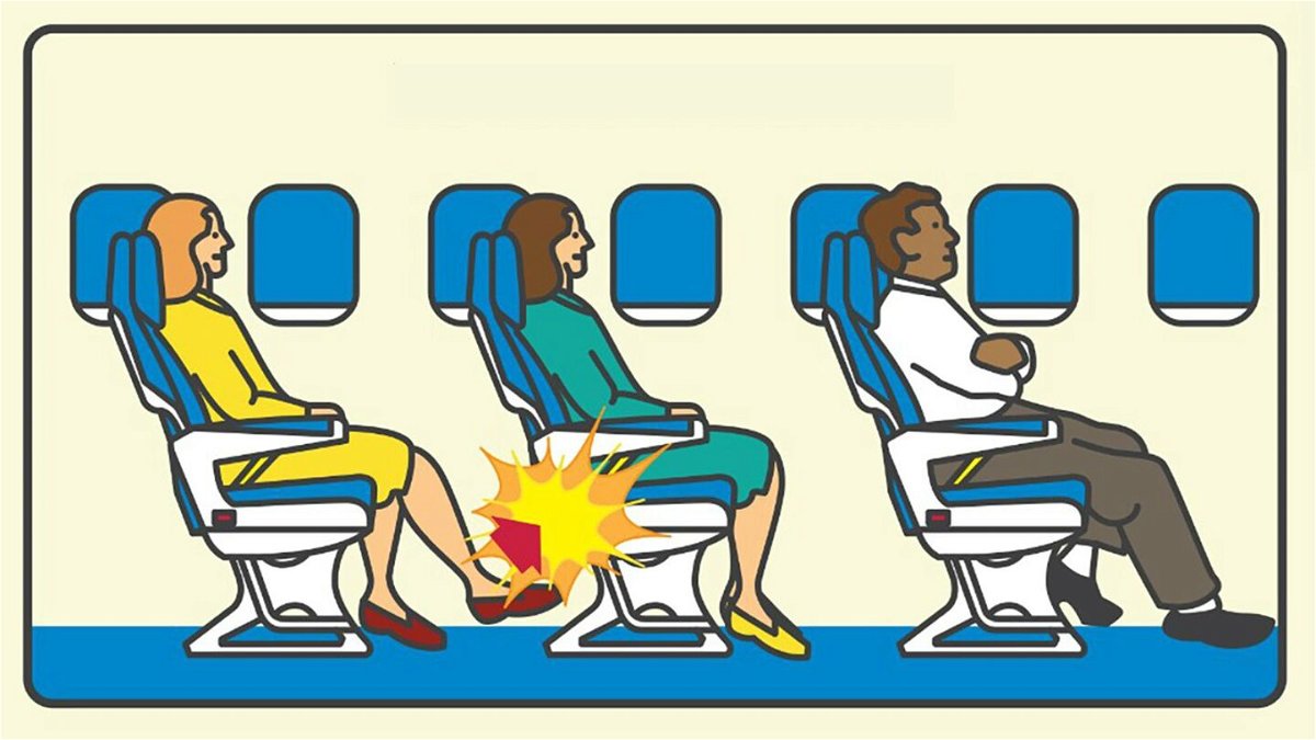 Seat-kicking is a frequent passenger complaint.