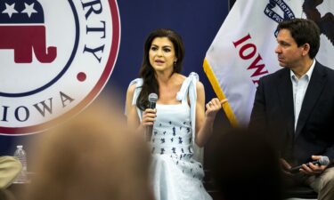 Casey DeSantis speaks about her husband