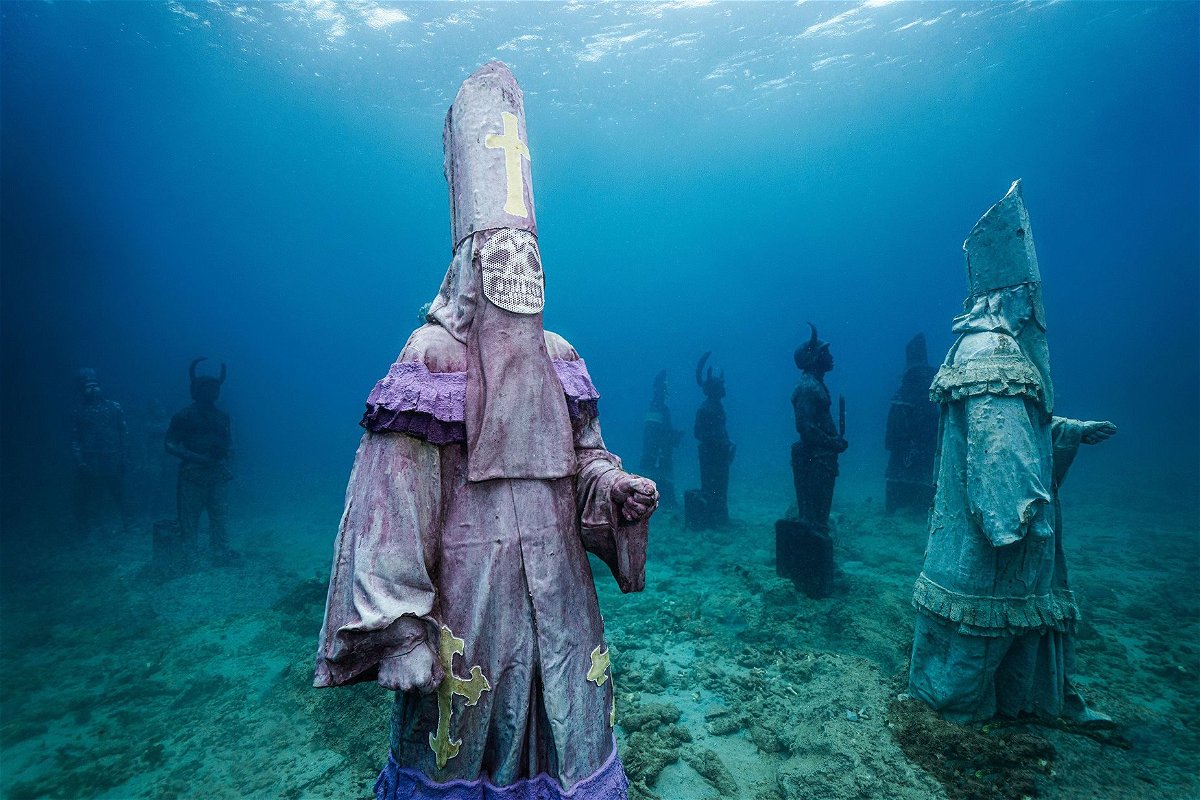 The Molinere Bay Underwater Sculpture Park in Grenada is now one of the Caribbean country’s most popular underwater attractions.