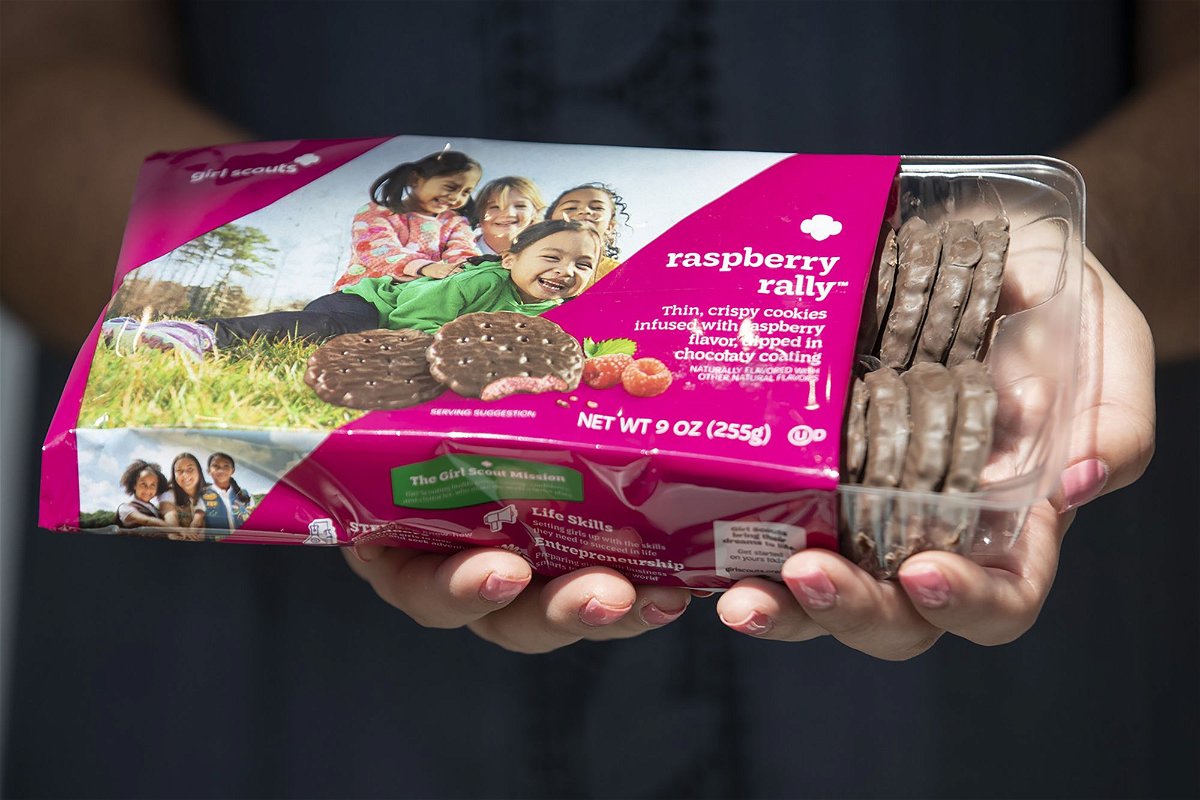 Girl Scouts announced the new Raspberry Rally cookie in 2022.