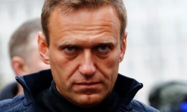 Russian opposition leader Alexei Navalny attends a rally in support of political prisoners in Prospekt Sakharova Street in Moscow