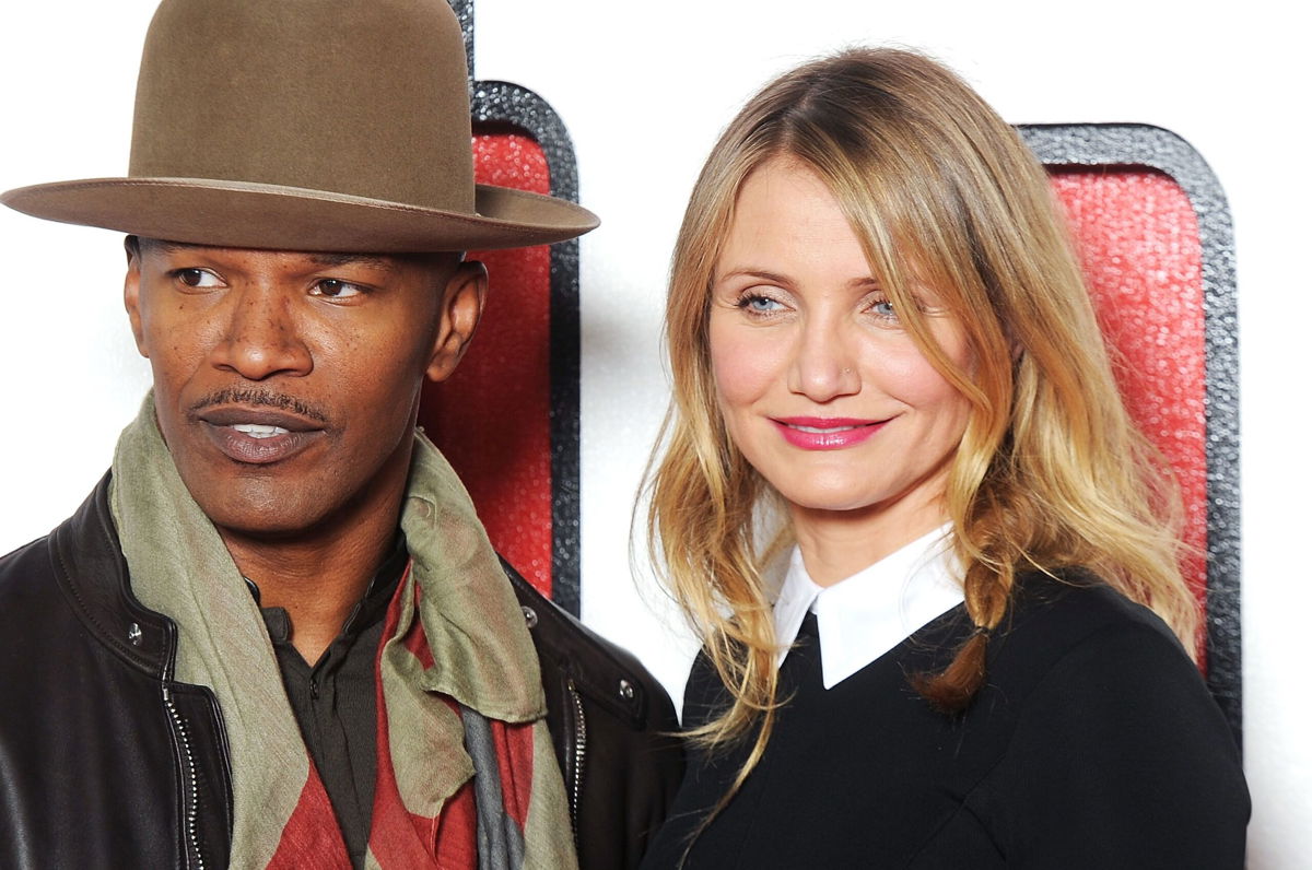 Jamie Foxx and Cameron Diaz attend a photocall for 