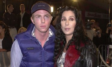 Elijah Blue and his mother Cher in 2001.