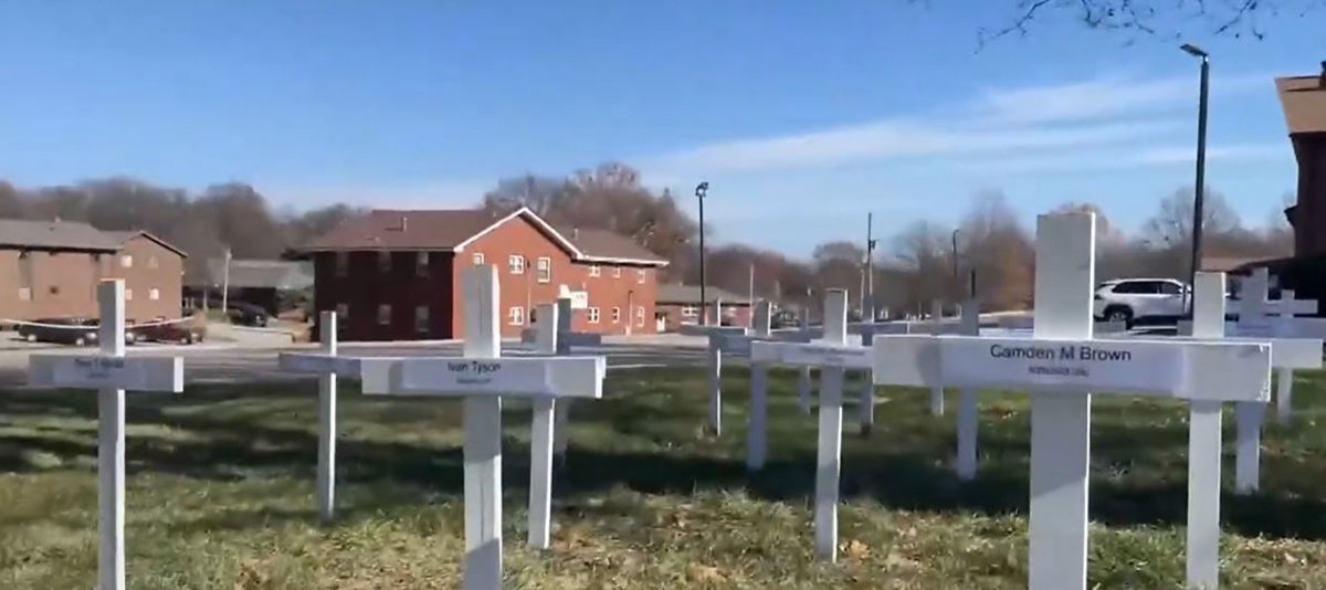 <i></i><br/>Kansas City is getting a clear picture of how violent Jackson County has become with the crosses that have been placed in the ground outside The Gathering Baptist Church on Noland Avenue in Independence.