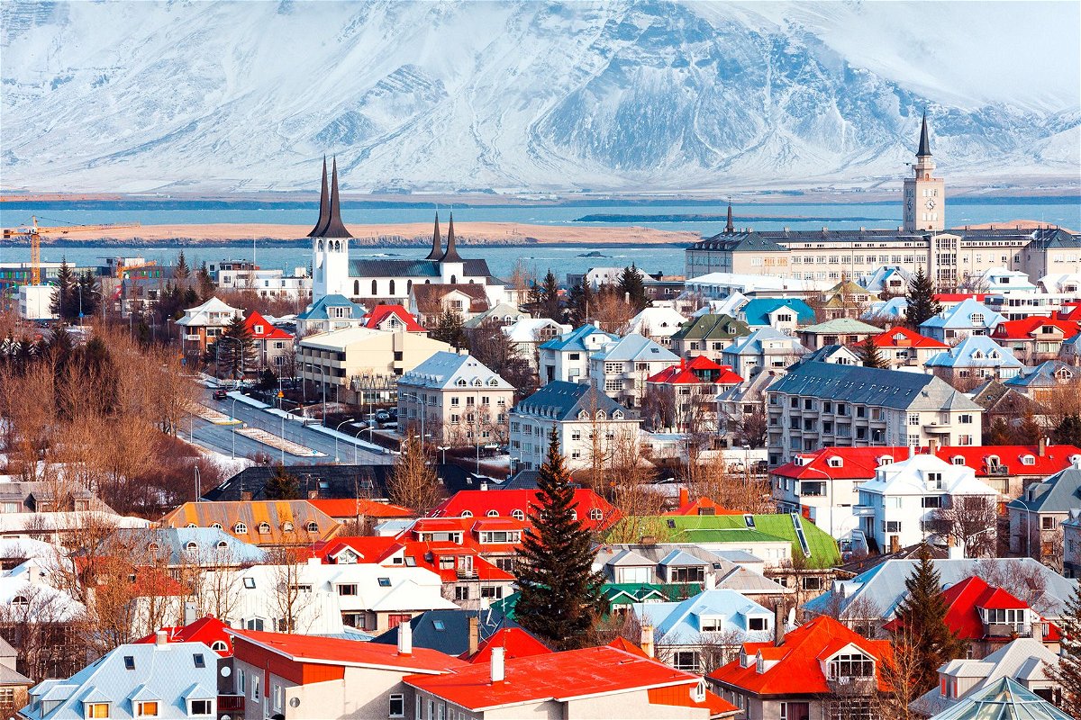 Cityscape ReykjavÃ­k, Iceland is one of the world’s most peaceful countries in 2023