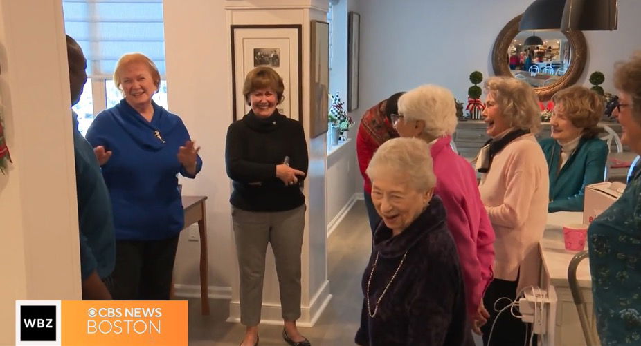 <i>WBZ</i><br/>The lovely ladies at Linden Ponds Senior Living Community in Hingham are turning heads with an eye-opening new calendar. A group of women