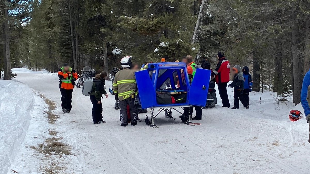 Snowmobiler rescued after accident near West Yellowstone - LocalNews8 ...