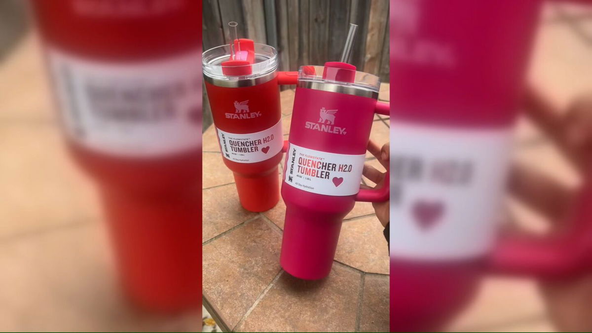 Target launched limited edition Valentine's Day Stanley tumblers on Dec. 31, which quickly sold out.