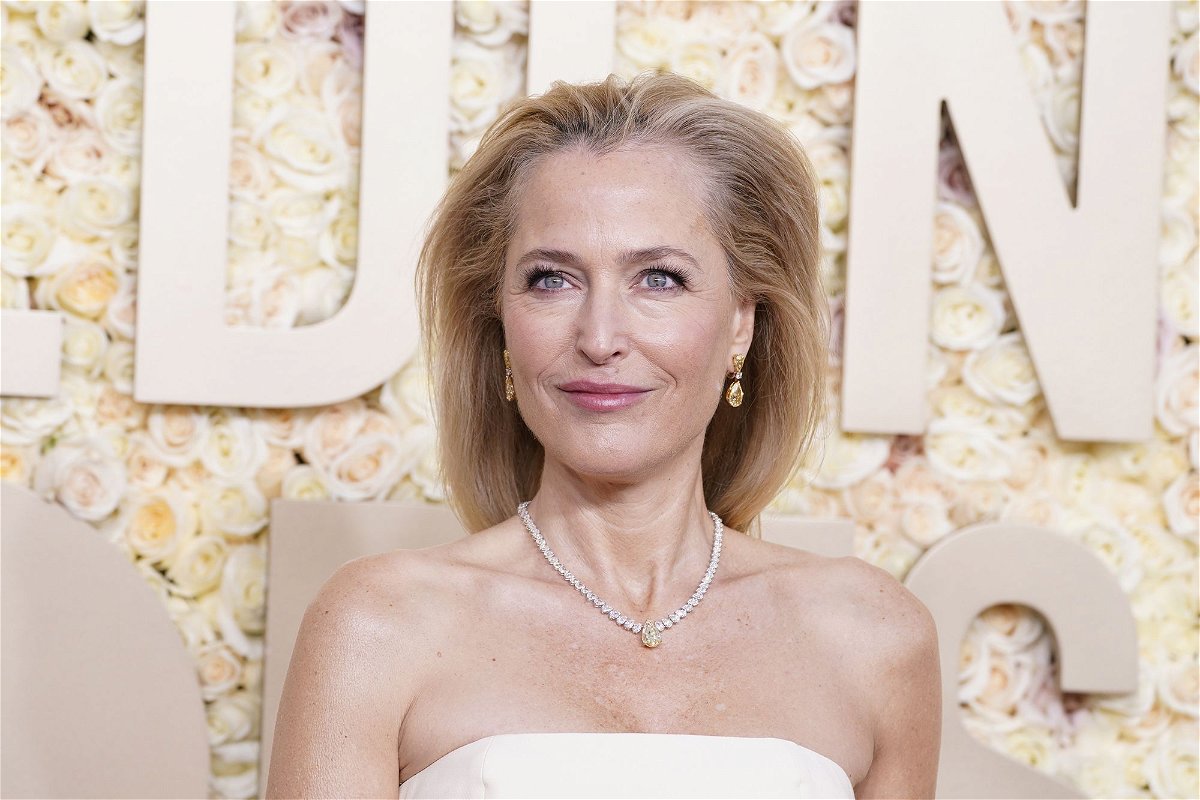 Why Gillian Anderson and this dress shocked the red carpet at the ...
