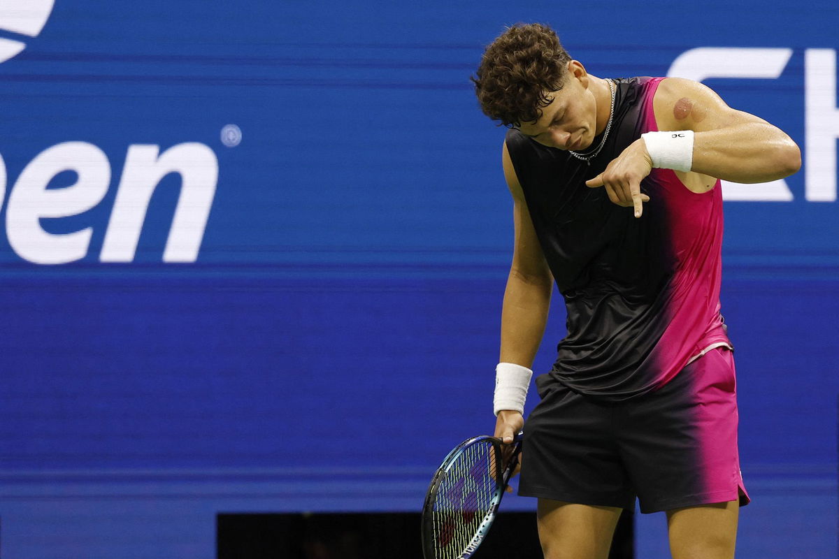 <i>Kazuhiro Nogi/AFP/Getty Images</i><br/>Shelton won his first ATP Tour title at the Japan Open after defeating Aslan Karatsev in the final.