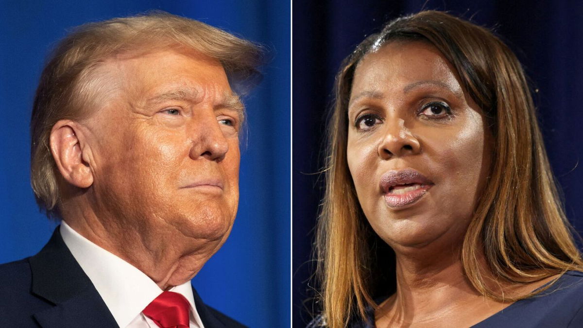 <i>Getty Images/Reuters</i><br/>New York attorney general Letitia James is seeking more than $370 million from Donald Trump and his co-defendants.