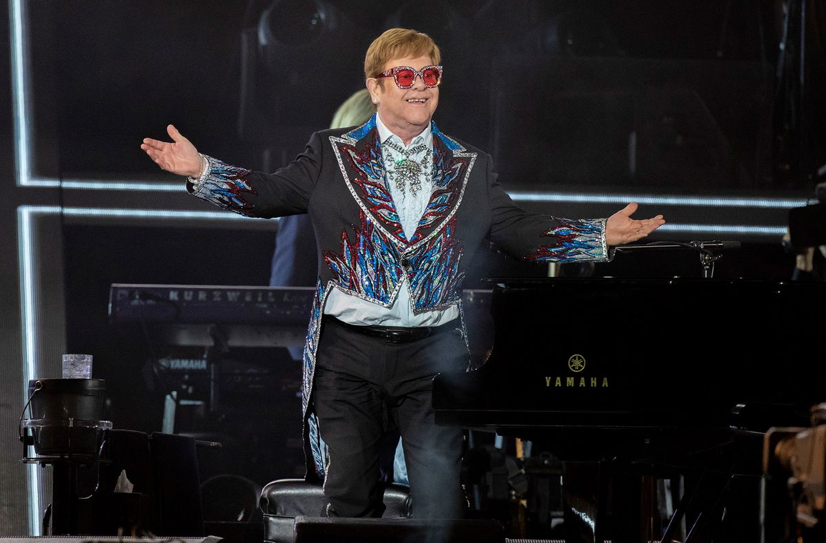 <i>Brian van der Brug/Los Angeles Times/Getty Images</i><br/>Elton John performs in concert