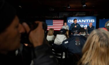 Florida Gov. Ron DeSantis takes part in a CNN town hall on Tuesday