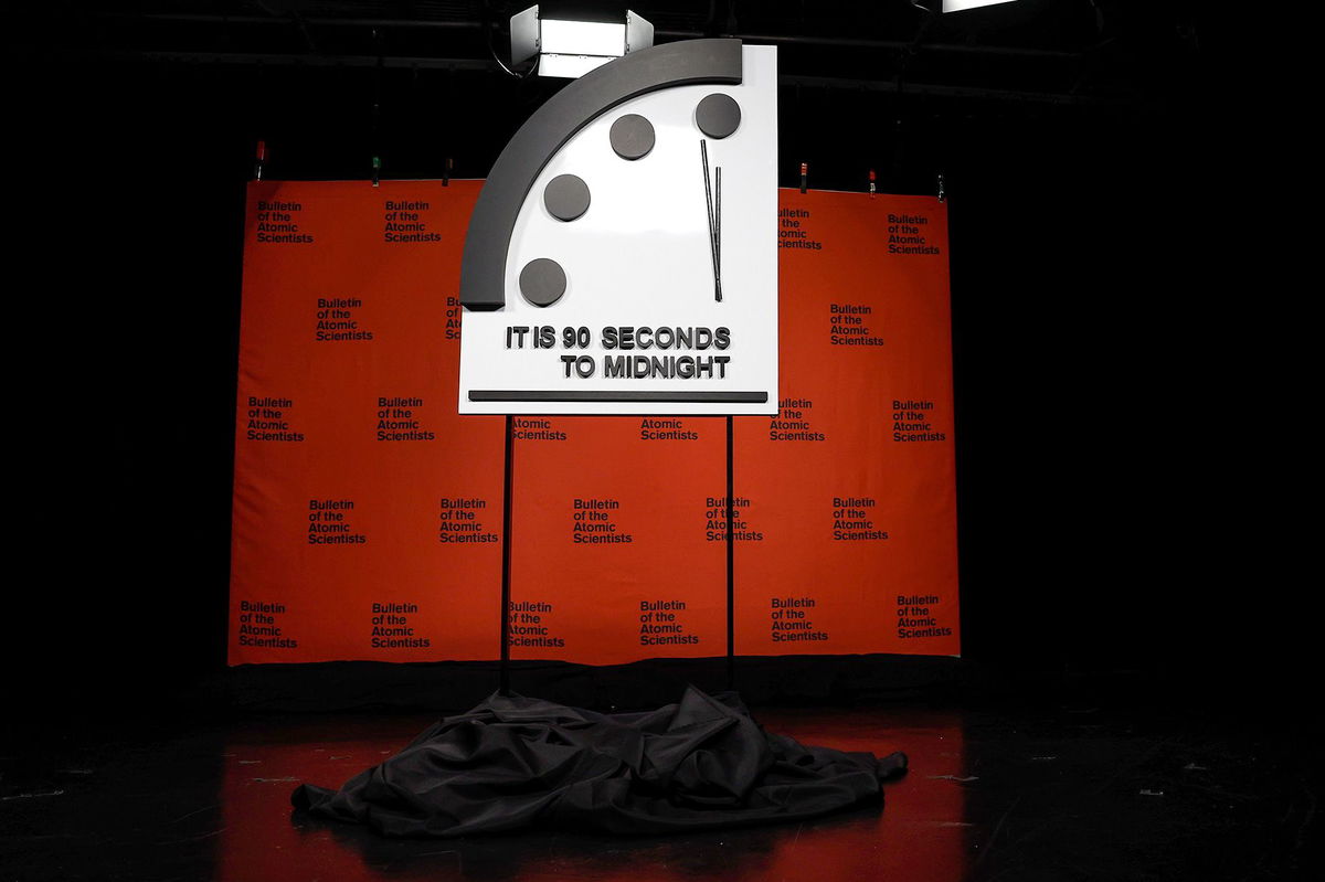 The Doomsday Clock was set at 90 seconds to midnight in 2023 and this year.