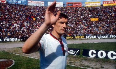 Luigi 'Gigi' Riva is synonymous with Cagliari.