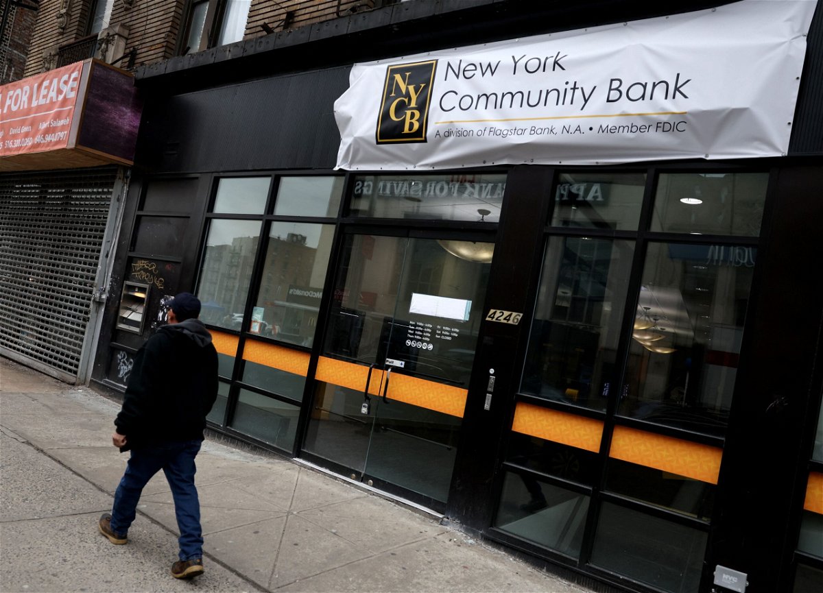 <i>Mike Segar/Reuters</i><br/>Shares of New York Community Bancorp got slammed Wednesday after the company reported an unexpectedly high loss last quarter.