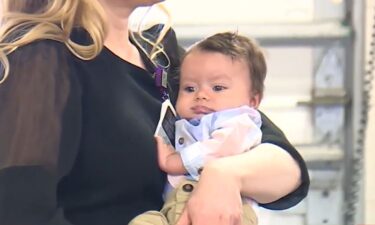 A nurse and an EMT were honored for delivering baby Malokai inside an ambulance traveling 65 mph.