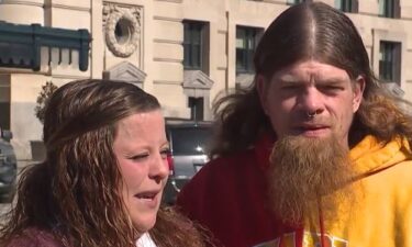 Bob and Sami Whyldgrr decided after the Chiefs won the Super Bowl that they were ditching their small courthouse wedding and taking their nuptials to Union Station.