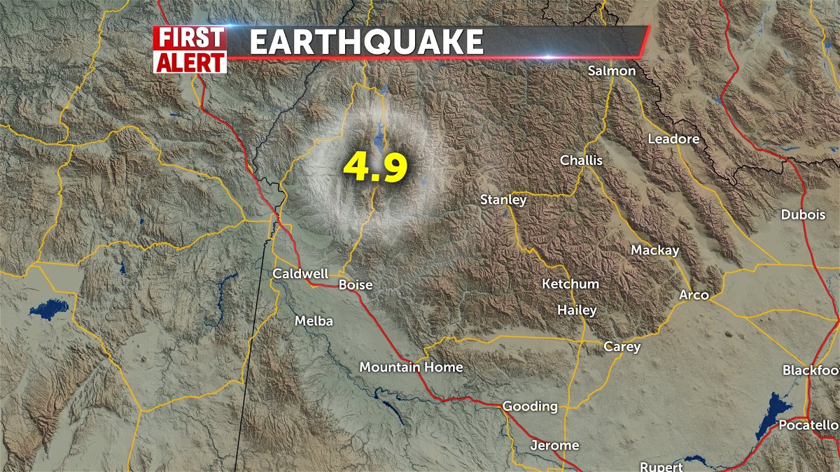 A 4.9 meter earthquake hits western Idaho – LocalNews8.com